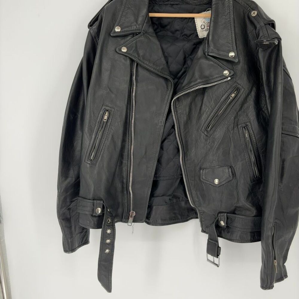 Fureal Black Lined Belted Bomber Coat